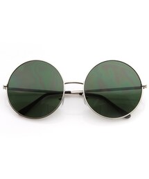 ZeroUV | Oversize Vintage Inspired Metal Round Circle Sunglasses 8370(その他)