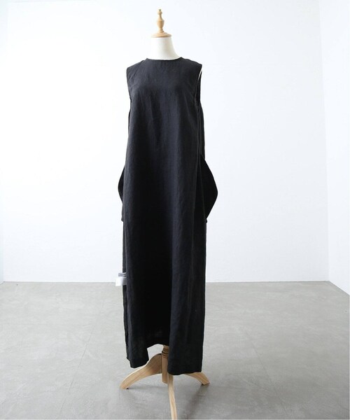 リネン ノースリーブワンピース journal standard luxe セール】リネンキャンバスノースリーブワンピース（ワンピース