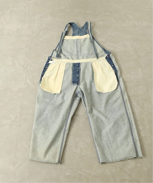 journal standard luxe 11oz ダメージ　オーバーオール JOURNAL STANDARD LUXE サロペット オーバーオール 11OZデニム