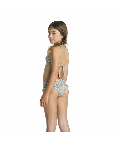 Ondademar（-）の「GIRLS' FRINGED TRIANGLE BIKINI（）」 - WEAR
