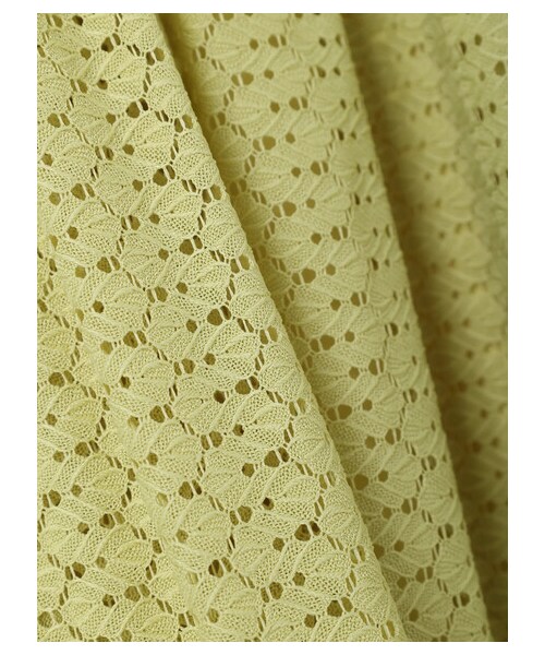 Green　Parks（グリーンパークス）の「・SUGAR SPOON レースプリーツスカート（スカート・アイボリー/ブラック/ライムグリーン・F）」の16枚目の写真