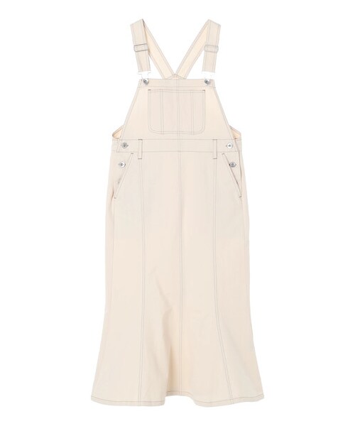 Green　Parks（グリーンパークス）の「・Petit Fleur ツイルマーメイドジャンスカ（ワンピース/ドレス・アイボリー/ブラック・F）」の12枚目の写真