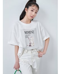 dazzlin | 【大谷映美里コラボ】キャトアートビッグTシャツ(Tシャツ/カットソー)