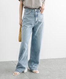 PUAL CE CIN | ブリーチデニムパンツ(その他パンツ)