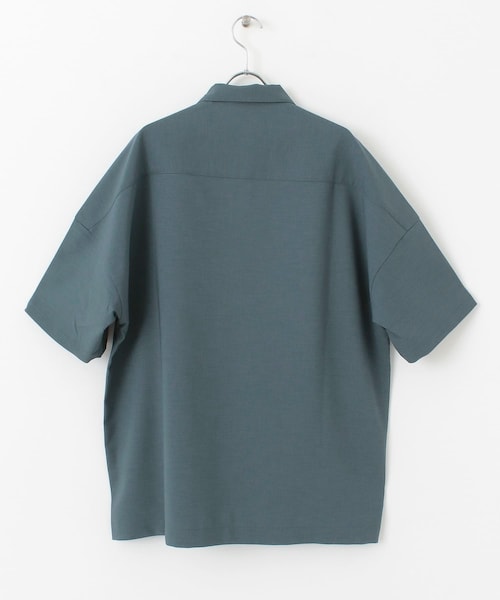 URBAN RESEARCH ID(アーバンリサーチ アイディー)の「URBAN RESEARCH iD 仿亞麻質感短袖襯衫(トップス・メンズ・黑色/薰衣草紫/藍綠色・M/L)」の19枚目の写真