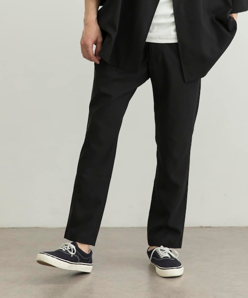 URBAN RESEARCH ID（アーバンリサーチ アイディー）の「URBAN RESEARCH iD 仿亞麻質感輕便長褲（その他・メンズ・黑色/薰衣草紫/藍綠色・M/L）」の10枚目の写真