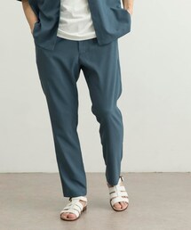 URBAN RESEARCH ID | URBAN RESEARCH iD 仿亞麻質感輕便長褲