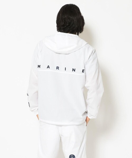 muta（ムータ）の「【別注】muta MARINE/ムータ マリン/DOT AIR HOODIE/パーカー（その他・メンズ・WHITE/BLACK・4/5/6/7）」の10枚目の写真