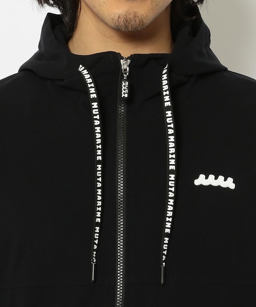 muta（ムータ）の「【別注】muta MARINE/ムータ マリン/DOT AIR HOODIE/パーカー（その他・メンズ・WHITE/BLACK・4/5/6/7）」の4枚目の写真