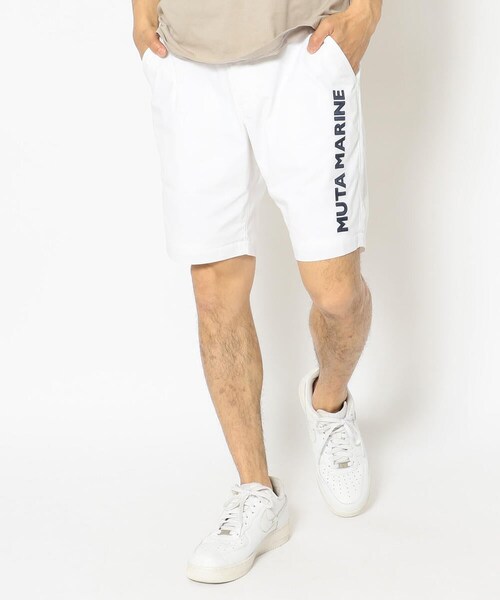 muta(ムータ)の「【別注】muta MARINE/ムータ マリン/DOT AIR ショートパンツ(その他・メンズ・WHITE/BLACK・4/5/6/7)」の1枚目の写真