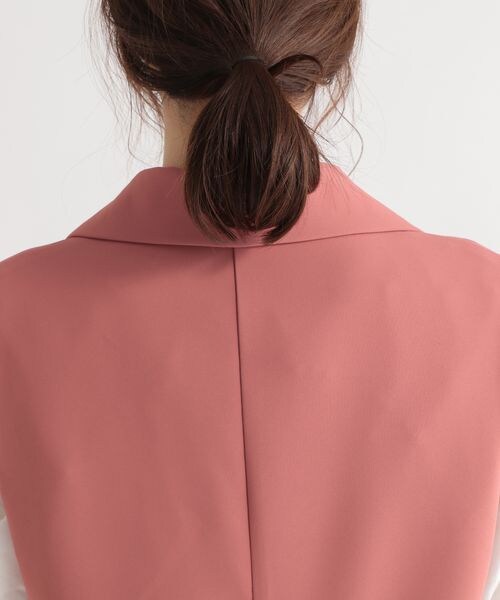 Andemiu（アンデミュウ）の「Ｗテーラードサマージレ（ジャケット/アウター・レディース・アイボリー08/ピンク25/カーキ78・F）」の14枚目の写真