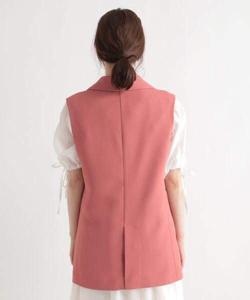 Andemiu（アンデミュウ）の「Ｗテーラードサマージレ（ジャケット/アウター・レディース・アイボリー08/ピンク25/カーキ78・F）」の13枚目の写真