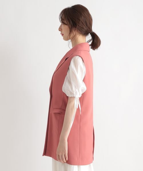 Andemiu（アンデミュウ）の「Ｗテーラードサマージレ（ジャケット/アウター・レディース・アイボリー08/ピンク25/カーキ78・F）」の12枚目の写真