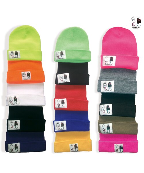 STORES.jp（ストアーズドットジェーピー）の「オバケロゴ　ニットキャップ（ニットキャップ/ビーニー・レディース・その他）」の3枚目の写真