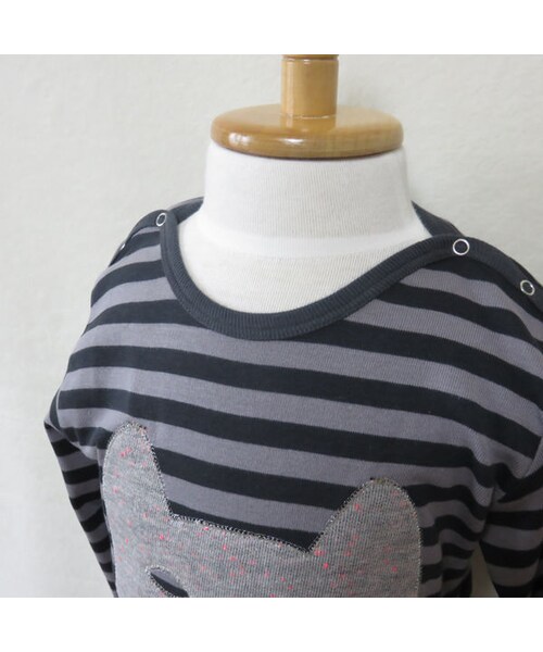 0000（ゼロゼロゼロゼロ）の「BONHEUR DU JOUR 長袖Tシャツ(14283)（ベビーギフト・キッズ・その他）」の4枚目の写真