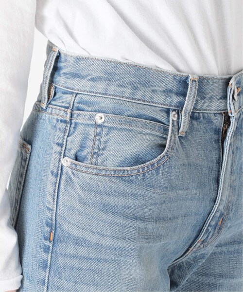 MUSE de Deuxieme classe（ミューズデドゥーズィエムクラス）の「ダメージクロップド デニム（パンツ・ブルー A/(045)/24/在庫なし/25/残り2点/26/残り1点/27/残り3点/28）」の14枚目の写真