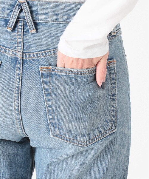 MUSE de Deuxieme classe（ミューズデドゥーズィエムクラス）の「ダメージクロップド デニム（パンツ・ブルー A/(045)/24/在庫なし/25/残り2点/26/残り1点/27/残り3点/28）」の16枚目の写真