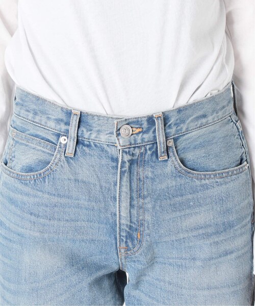 MUSE de Deuxieme classe（ミューズデドゥーズィエムクラス）の「ダメージクロップド デニム（パンツ・ブルー A/(045)/24/在庫なし/25/残り2点/26/残り1点/27/残り3点/28）」の12枚目の写真