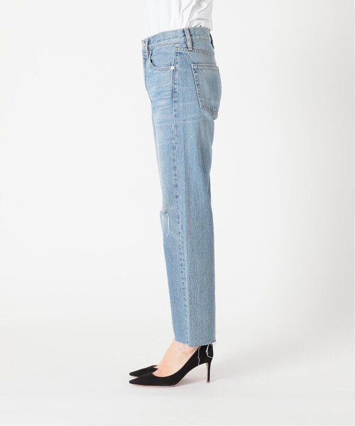 MUSE de Deuxieme classe（ミューズデドゥーズィエムクラス）の「ダメージクロップド デニム（パンツ・ブルー A/(045)/24/在庫なし/25/残り2点/26/残り1点/27/残り3点/28）」の10枚目の写真