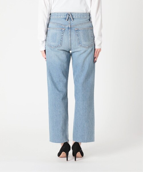 MUSE de Deuxieme classe（ミューズデドゥーズィエムクラス）の「ダメージクロップド デニム（パンツ・ブルー A/(045)/24/在庫なし/25/残り2点/26/残り1点/27/残り3点/28）」の11枚目の写真