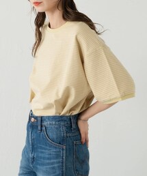Kastane | 【WEB限定】リンガーボーダー5分袖TEE(Tシャツ/カットソー)