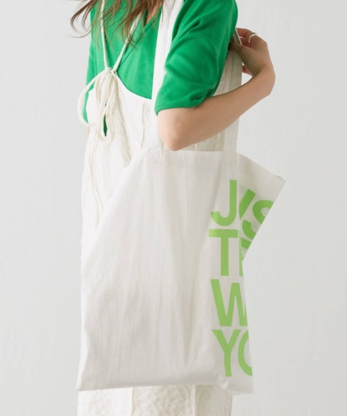 Kastane（カスタネ）の「カラバリエコBAG（トートバッグ・レディース・ホワイト/ホワイトその他1/ピンク/イエロー/ブルー/グリーン・F）」の2枚目の写真