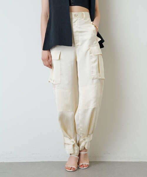 Whim Gazette(ウィム ガゼット),サテンミリタリーパンツ - WEAR 