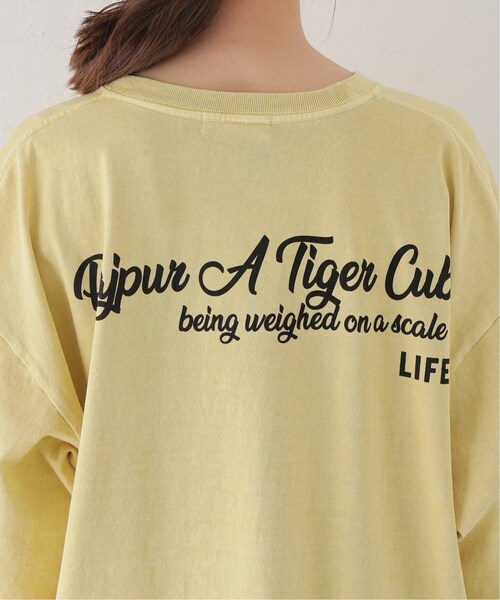 Spick & Span（スピックアンドスパン）の「≪BCS福岡+BCS限定≫【GOOD ROCK SPEED】LIFE フォトワイドTEE TIGER（その他・イエロー/L）」の8枚目の写真