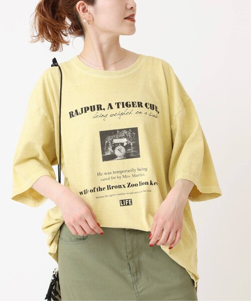 Spick & Span（スピックアンドスパン）の「≪BCS福岡+BCS限定≫【GOOD ROCK SPEED】LIFE フォトワイドTEE TIGER（その他・イエロー/L）」の20枚目の写真
