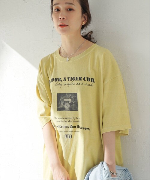 Spick & Span（スピックアンドスパン）の「≪BCS福岡+BCS限定≫【GOOD ROCK SPEED】LIFE フォトワイドTEE TIGER（その他・イエロー/L）」の3枚目の写真