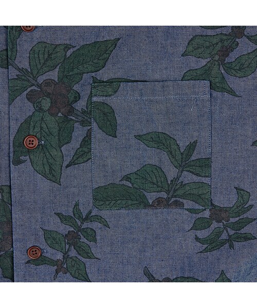 JAPAN BLUE JEANS（ジャパンブルージーンズ）の「J937271 Indigo Coffee Printed Open Collar Shirts（その他・Other・L/XL/XXL）」の4枚目の写真