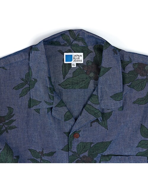 JAPAN BLUE JEANS（ジャパンブルージーンズ）の「J937271 Indigo Coffee Printed Open Collar Shirts（その他・Other・L/XL/XXL）」の3枚目の写真