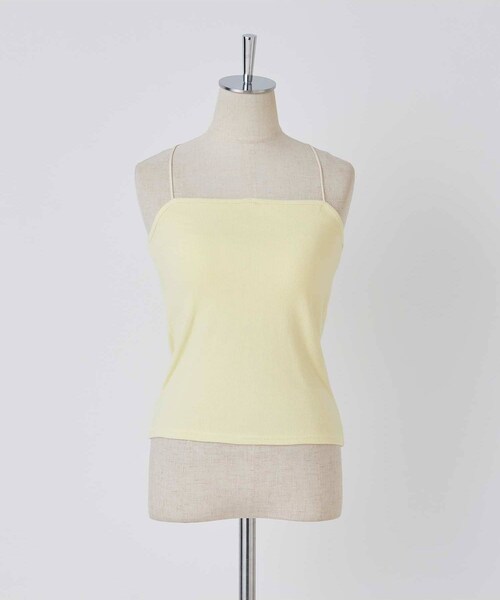 one after another NICE CLAUP（ワンアフターアナザーナイスクラップ）の「マルチウェイブラトップ（キャミソール・レディース・オフホワイト/イエロー/グリーン/ブラック・0）」の3枚目の写真