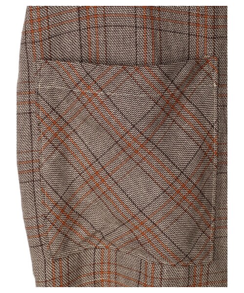 Green Parks(グリーンパークス)の「ベルギーリネン混 ジャケット(ジャケット/アウター・ダークグレー/ライトベージュ/チェックブラウン・F)」の11枚目の写真