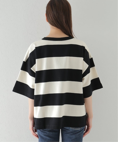 G.F.G.S ② 22070440700010 G.F.G.S.ボーダーTOP(luxe special) レディース ブラック×ホワイト FREE JOURNAL STANDARD LUXE（ジャーナルスタンダード ラックス）の