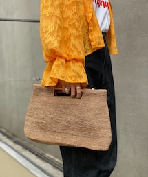 CIAOPANIC | 【MADE IN MADA 】NIRY CLUTCHES クラッチバッグ(かごバッグ)