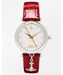 Vivienne Westwood | Vivienne Westwood Time Machine Red Charm Watch VV108WHRD - Red(アナログ腕時計)