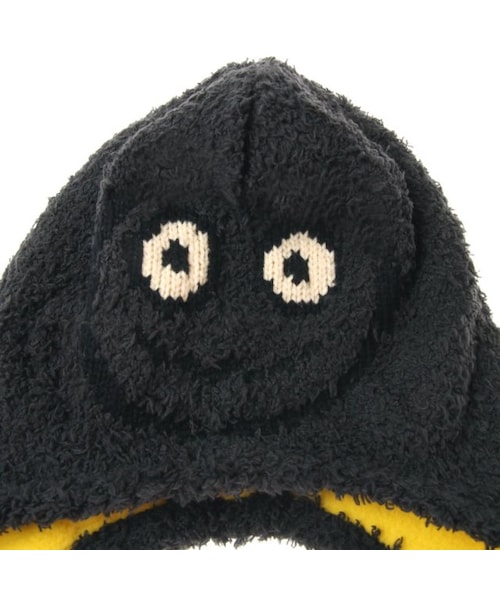 PARTY PARTY（パーティーパーティー）の「YETI 耳当て付ニット帽（帽子・キッズ・チャコール/オフホワイト/ピンク・48-50/52-54）」の9枚目の写真