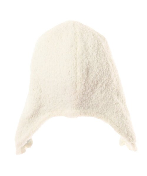 PARTY PARTY（パーティーパーティー）の「YETI 耳当て付ニット帽（帽子・キッズ・チャコール/オフホワイト/ピンク・48-50/52-54）」の6枚目の写真