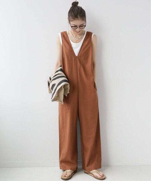 JOURNAL STANDARD relume キャミサロペット リネンコットン JOURNAL STANDARD relume キャミサロペット リネンコットン