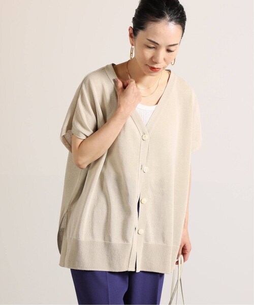 VERMEIL par iena（ヴェルメイユパーイエナ）の「《予約》12G 2wayカーディガン（その他・ブラック/フリー）」の19枚目の写真