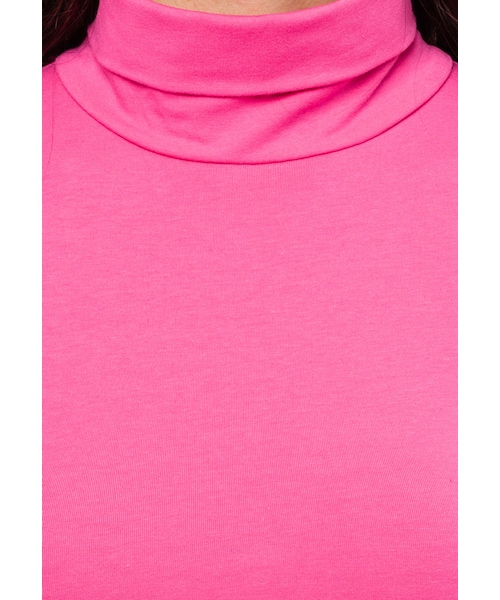 American Apparel(アメリカンアパレル)の「Cotton Spandex Jersey Sleeveless Turtleneck Crop Top(トップス・レディース・BUBBLE GUM・XS/S/M/L)」の5枚目の写真