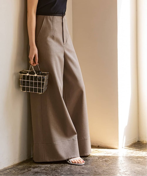 【定価19,800円】Nobleノーブル エステルスラブステッチバギーパンツ Noble（ノーブル）の「《予約》エステルスラブステッチバギー