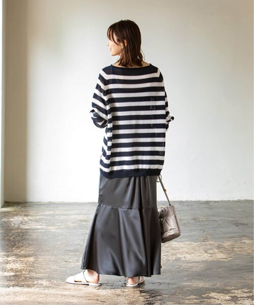 Noble（ノーブル）の「《予約》ヴィンテージサテンマーメイドスカート