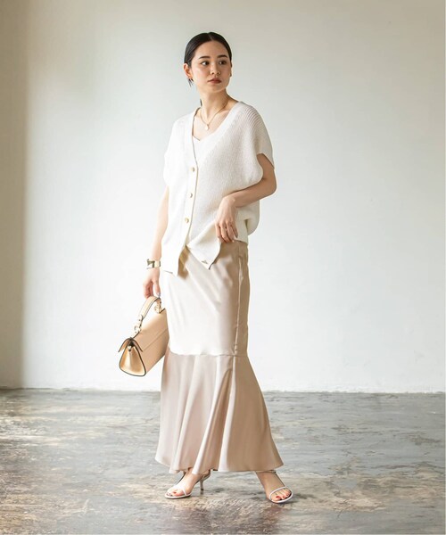 Noble サテンマーメイドスカート サテンマーメイドスカート（ロング・マキシ丈スカート）｜NOBLE