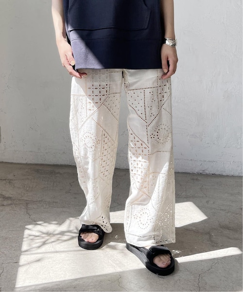 459▽ SPICK＆SPAN スピック＆スパン WHITE ホワイト ツナギ 白 ホワイト オールインワン 作業着 長袖 Spick \u0026 Span（スピックアンドスパン）の「≪追加≫コットンシルク