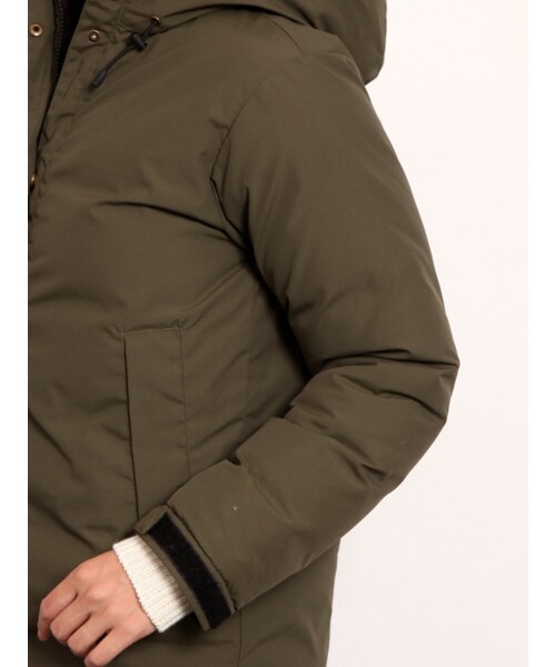 MYSELF ABAHOUSE（マイセルフアバハウス）の「ダウンコート（ジャケット/アウター・レディース・ブラック/カーキ・S/M）」の7枚目の写真