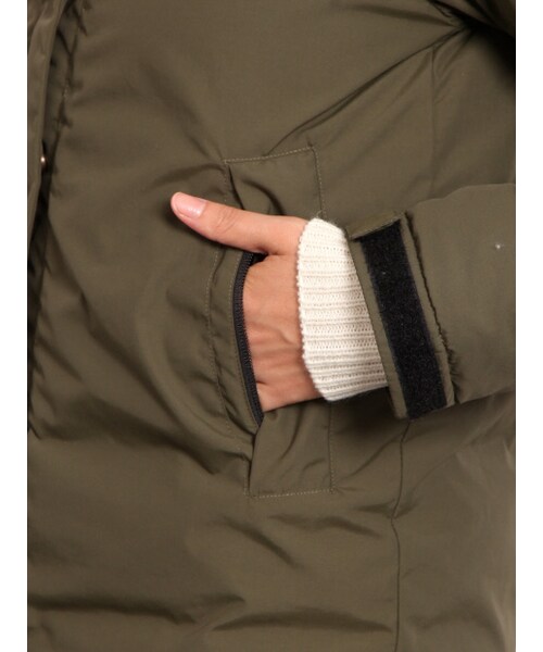 MYSELF ABAHOUSE（マイセルフアバハウス）の「ダウンコート（ジャケット/アウター・レディース・ブラック/カーキ・S/M）」の8枚目の写真