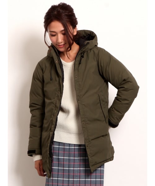 MYSELF ABAHOUSE（マイセルフアバハウス）の「ダウンコート（ジャケット/アウター・レディース・ブラック/カーキ・S/M）」の2枚目の写真