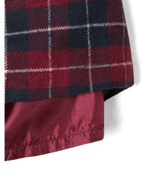 LOVFEE（ラッフィ）の「La petite 學院格紋半鬆緊短褲（パンツ・レディース・黑白格/紅藍格・S/M/L）」の10枚目の写真